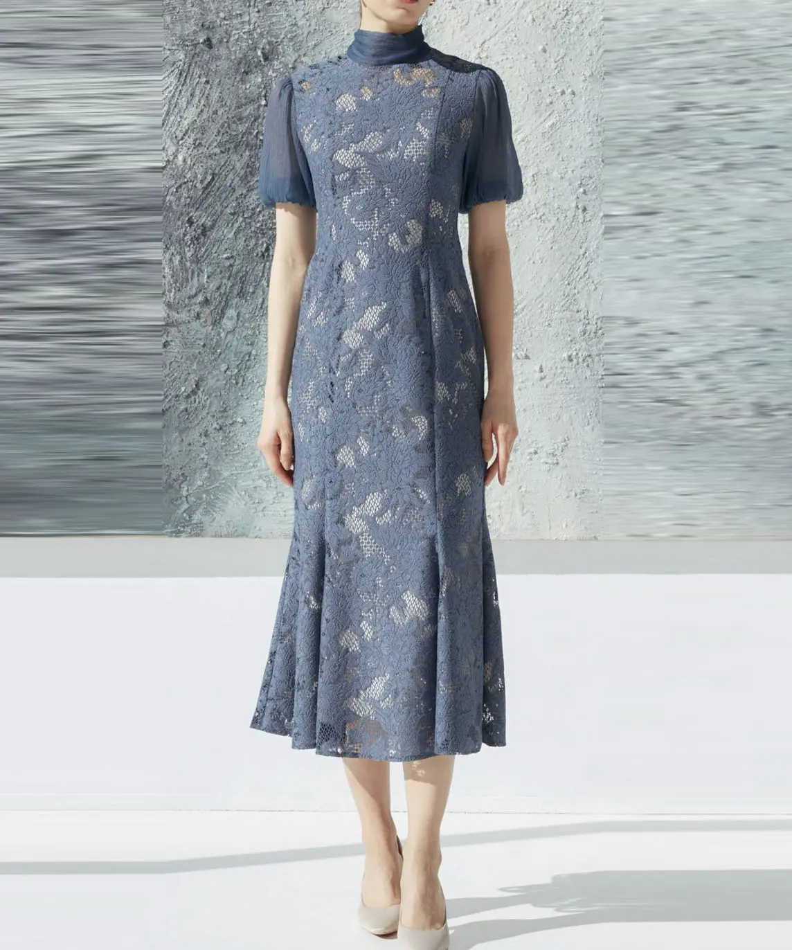 1サイズ】DOT CUT JAQUARD ONE PIECE CLANE（クラネ）のレンタル