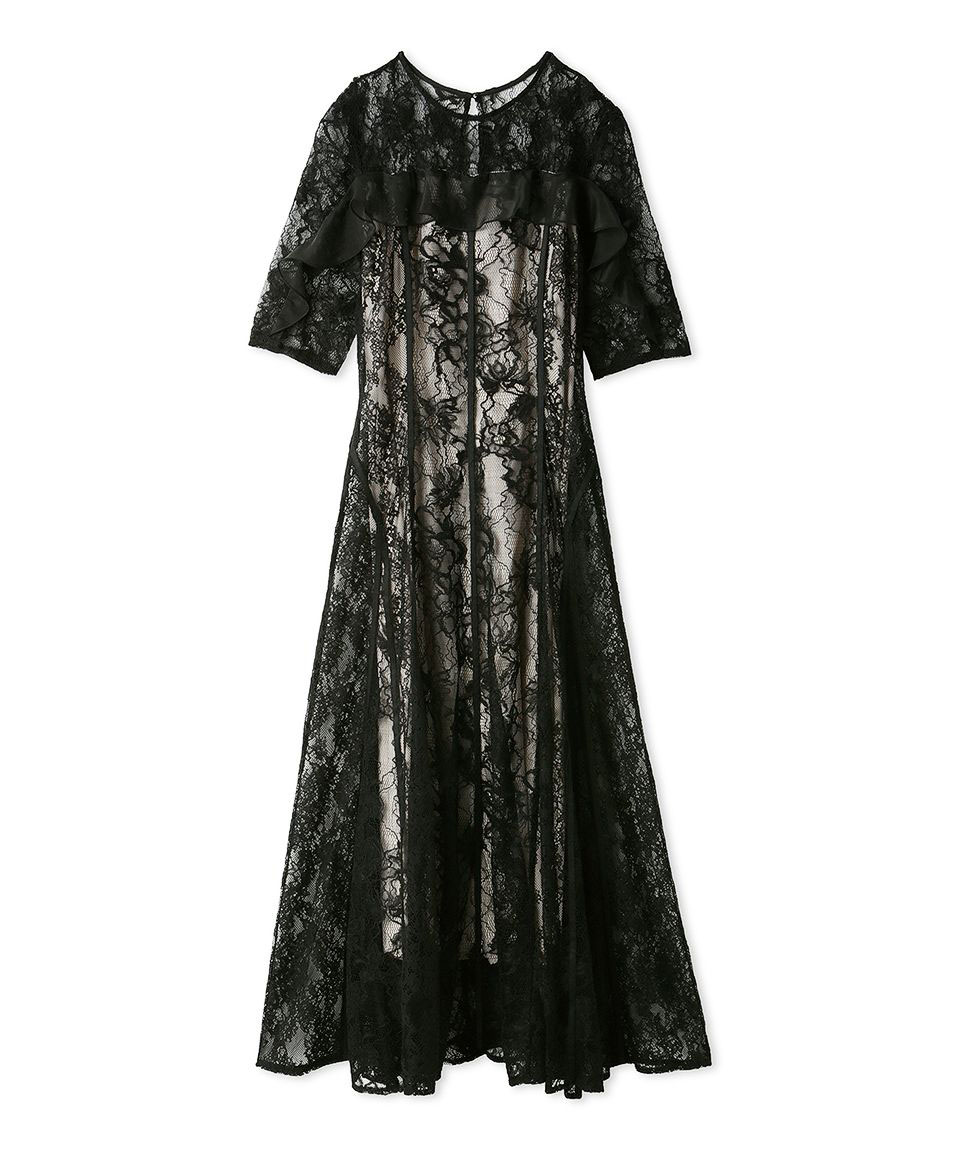 1サイズ】コンビネーションレースフレアドレス FRAY I.D（フレイ