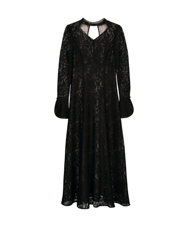 Mサイズ】バックオープンティアドロップドレス ANDRESD（アンドレスド