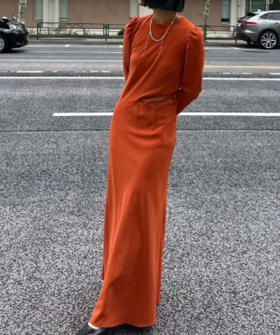 Sサイズ】HOLE SPANGLE LACE DRESS Ameri VINTAGE（アメリヴィンテージ