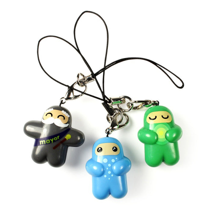 Ninjatown Zipper Charms — Shawnimals