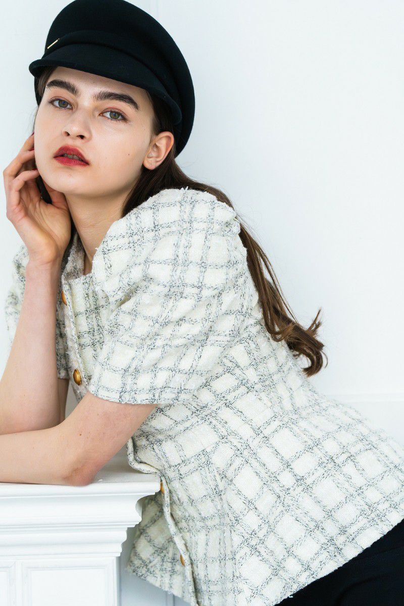 クルーブツイードトップス – shéller / シェリエ