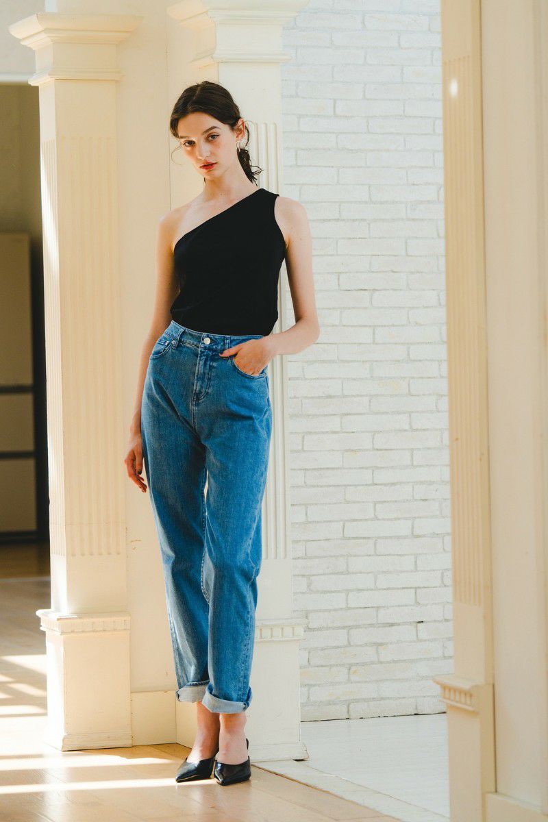straight denim pants – shéller / シェリエ