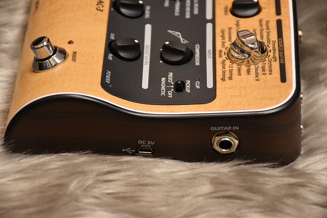 アコギ用プリアンプ】ZOOM / AC-3 世界を代表するギターのサウンドを