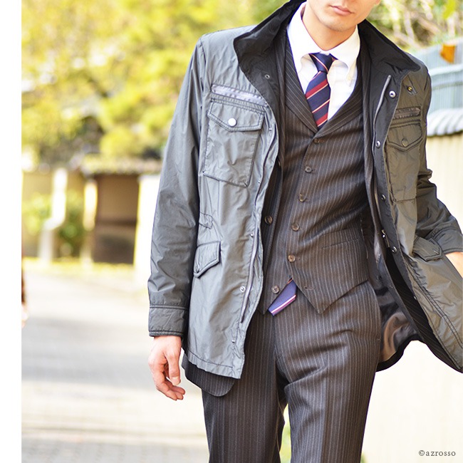 ハーフコート アルマーニ コレツィオーニ ARMANI COLLEZIONI