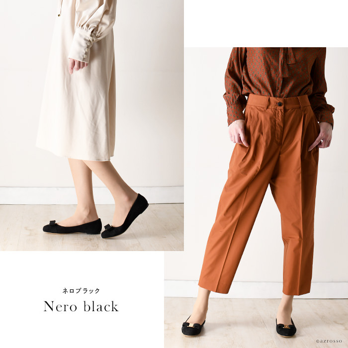 スエード パンプス フラット ヴァリナ サルヴァトーレ フェラガモ