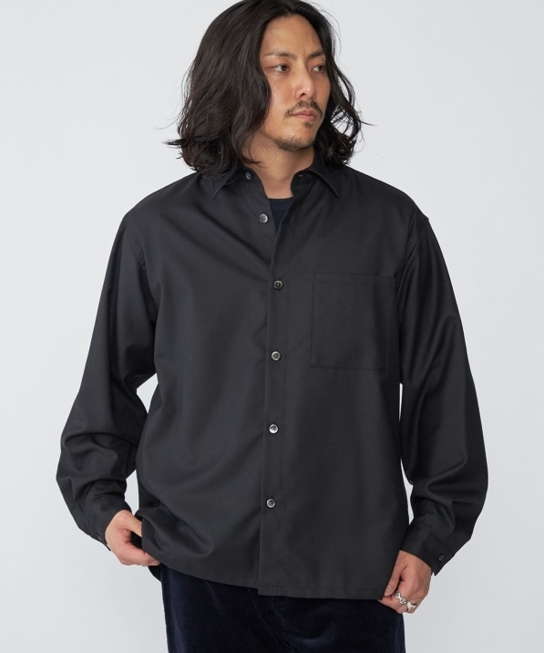 SHIPS: CORDURA(R) ウール リラックス レギュラーカラー シャツ