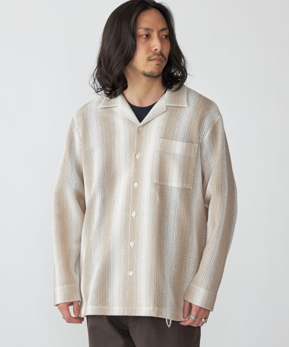 SHIPS: ハニカム メッシュ シャツ アウター｜ SHIPS 公式サイト