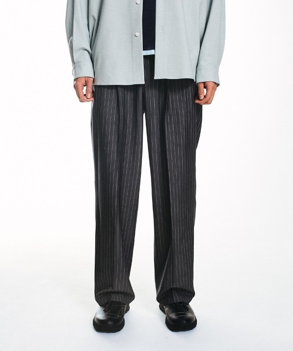 City Ambient Products: ツイル 2タック ワイド スラックス｜ SHIPS