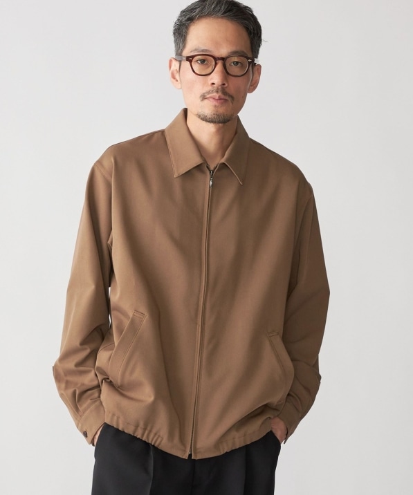 SHIPS:〈手洗い可能〉TR サージ シャツ ジップ ブルゾン｜ SHIPS 公式