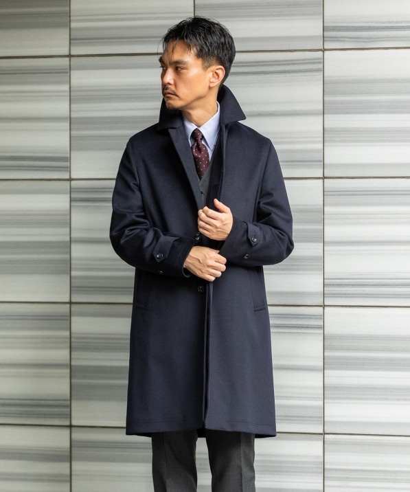 Loro Piana ステンカラーコート ネイビー ステンカラーコート Loro