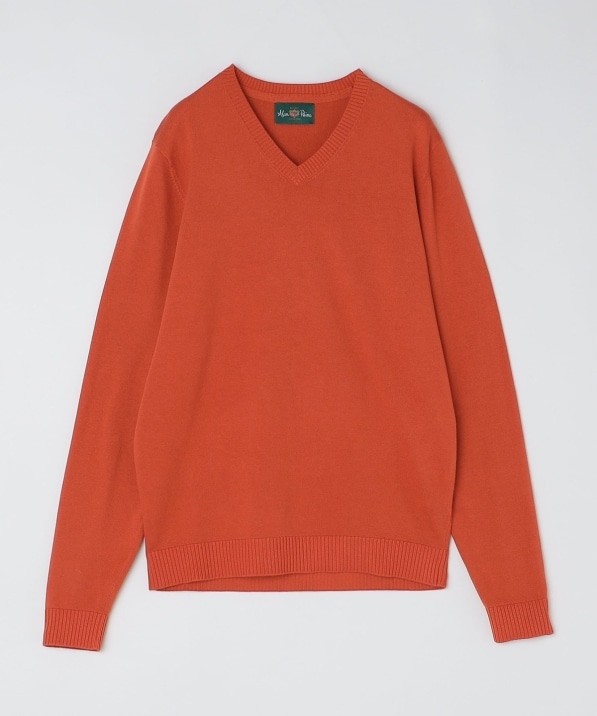 ALANPAINE: 14ゲージ コットン Vネック ニット｜ SHIPS 公式サイト