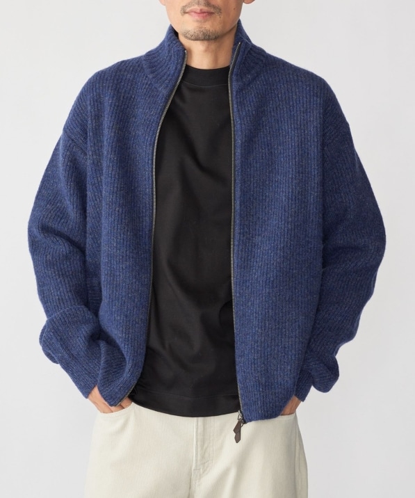 SHIPS: ウール ドライバーズ ジップ カーディガン｜ SHIPS 公式サイト