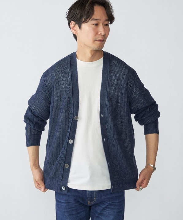 SHIPS: サンフェード リネン Vネック カーディガン｜ SHIPS 公式サイト