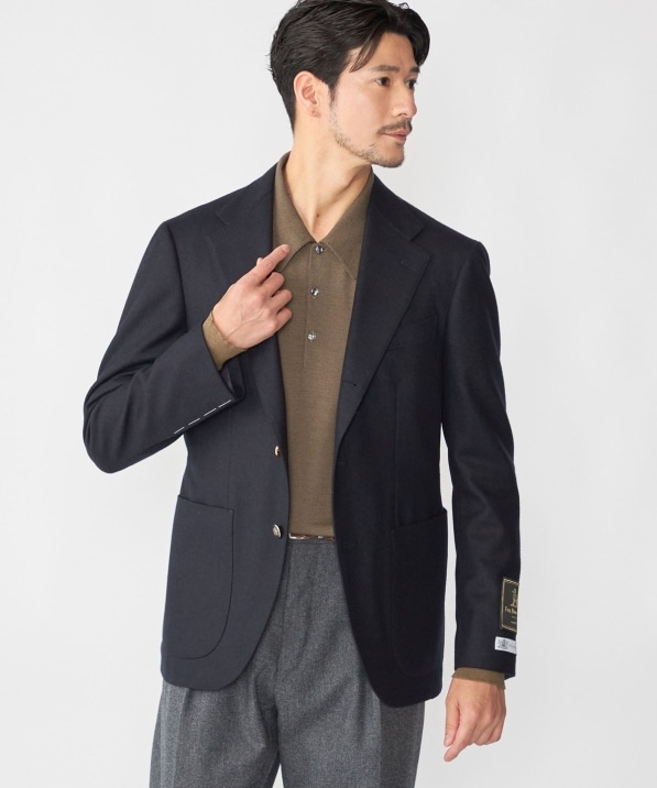 SHIPS: ラグジュアリー フォックスブラザーズ フランネル ジャケット