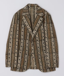 SHIPS別注】Errico Formicola: ブラウンカラー マドラスチェック