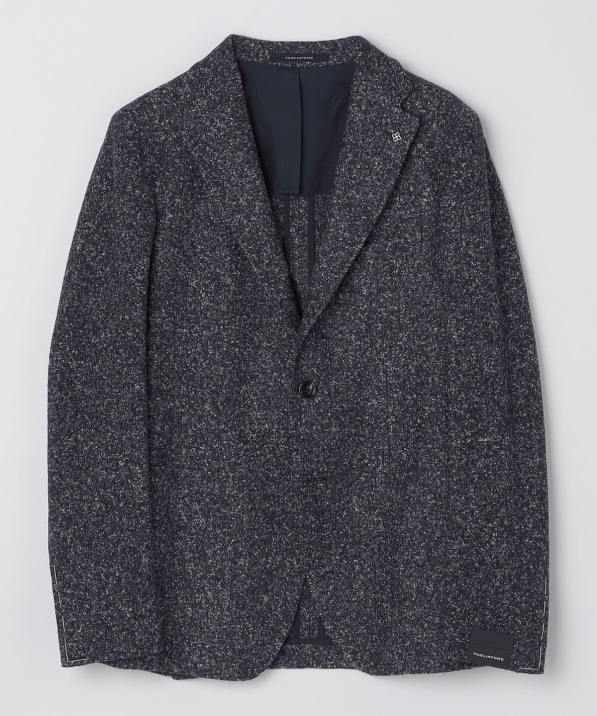 TAGLIATORE: ウール シルク メランジ ソリッド ジャケット｜ SHIPS