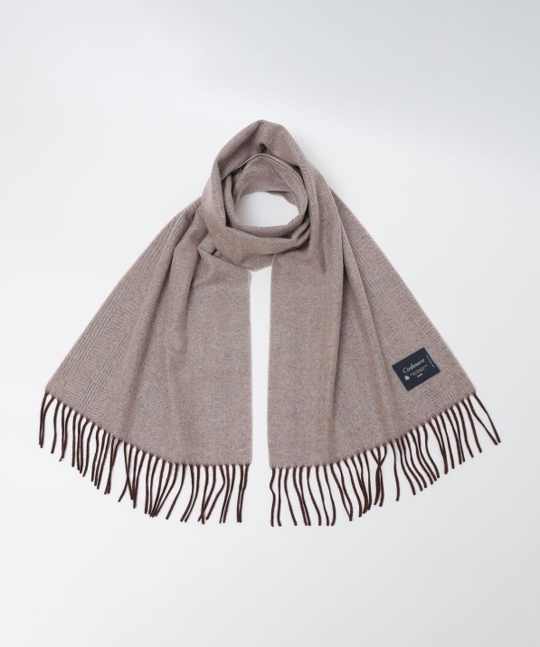 SHIPS: カシミヤ ヘリンボーン リバーシブル マフラー｜ SHIPS 公式サイト