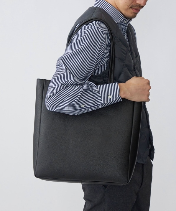 SHIPS: スマート レザー ヴァーティカル トートバッグ｜ SHIPS 公式サイト