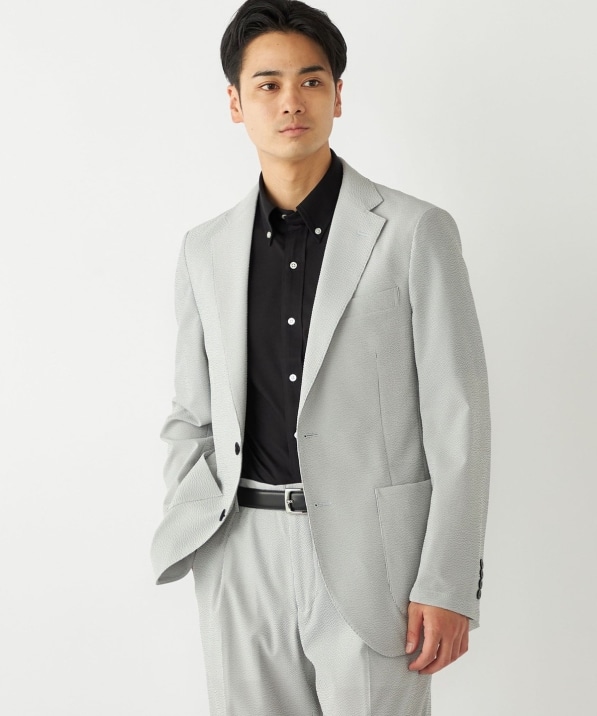 SHIPS Colors:CLEAR EFFECT(R) サッカージャケット(セットアップ対応