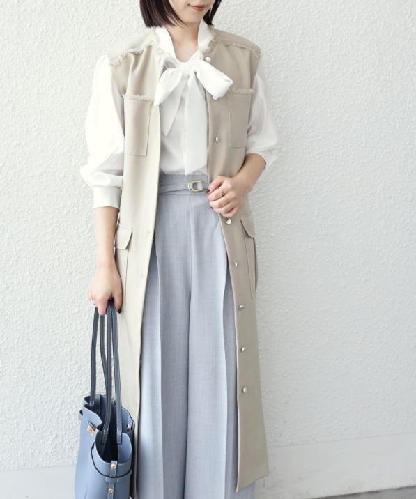 SHIPS Colors:ミックスツイード フリンジ ワンピース 2◇｜ SHIPS 公式