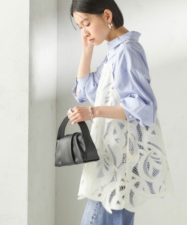 手洗い可能〉刺繍 スカラップ レース キャミソール｜ SHIPS 公式サイト