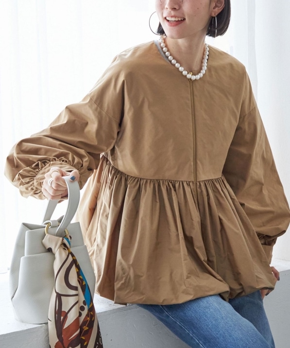 ペプラム バルーン 中綿 ブルゾン｜ SHIPS 公式サイト