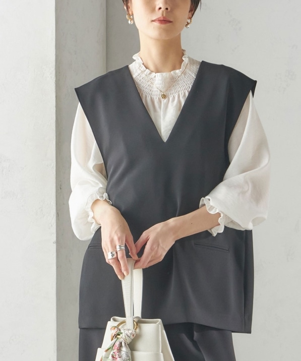 手洗い可能〉プルオーバー ベスト（セットアップ対応）｜ SHIPS 公式サイト