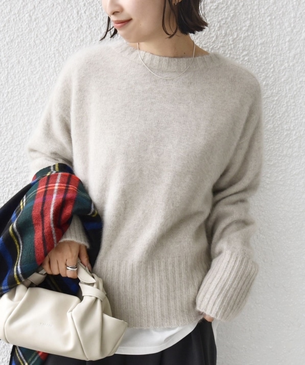 手洗い可能〉フォックス クルーネック ニット プルオーバー｜ SHIPS