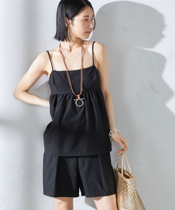 手洗い可能〉セットアップ スイムウェア(キャミ＆ショートパンツ