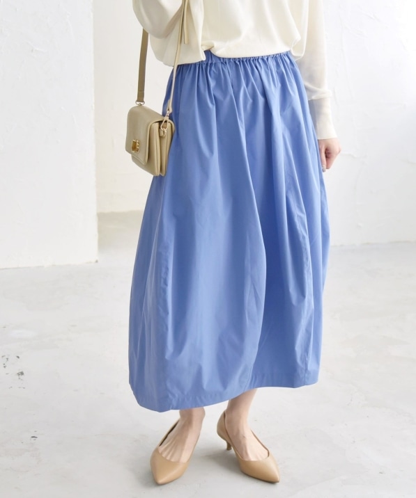 quaranciel:〈洗濯機可能〉タイプライターライク コクーン スカート