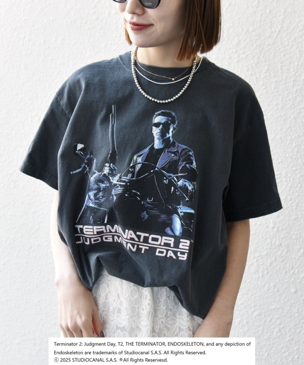 GOOD ROCK SPEED: ターミネーター グラフィック プリント Tシャツ
