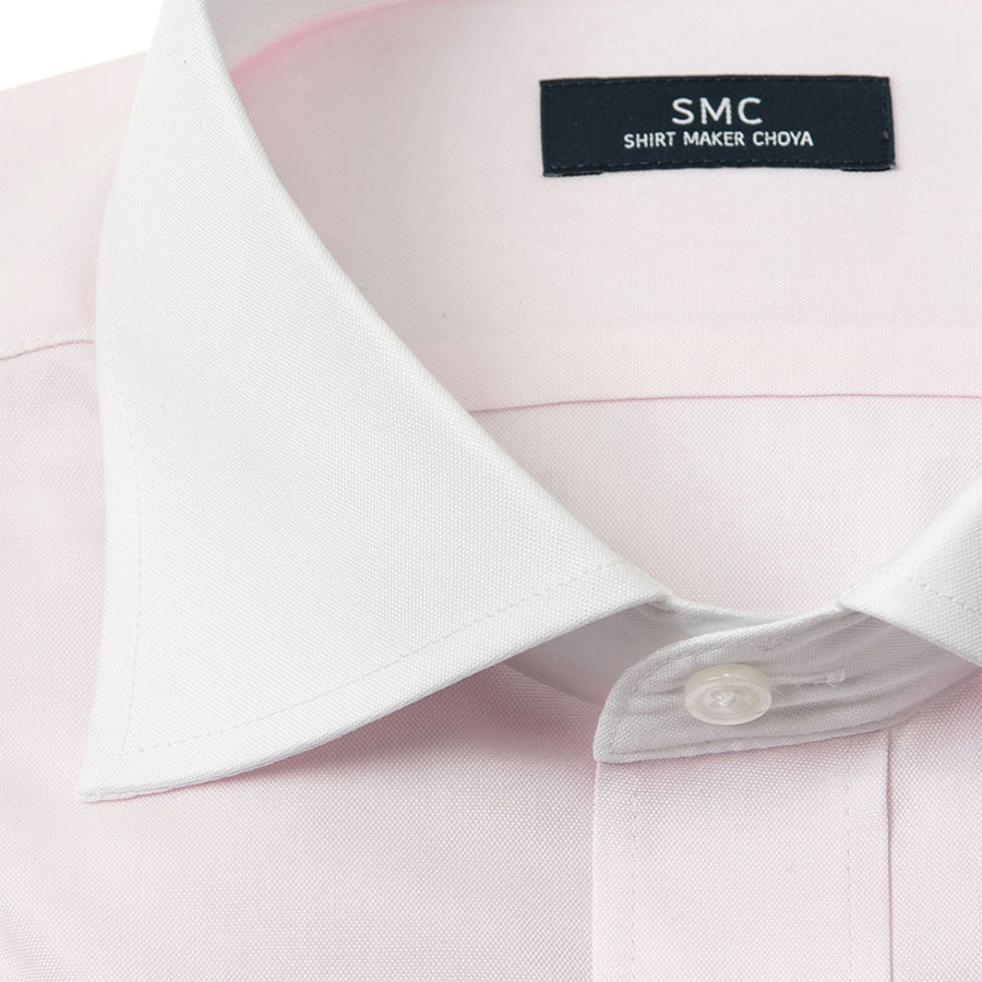 ワイシャツ 無地 ピンク オックスフォード SMC｜CHOYA SHIRT（チョーヤ