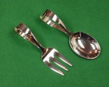 銀製 ベビースプーン＆フォークセット|商品紹介｜贈答品・記念品は大阪