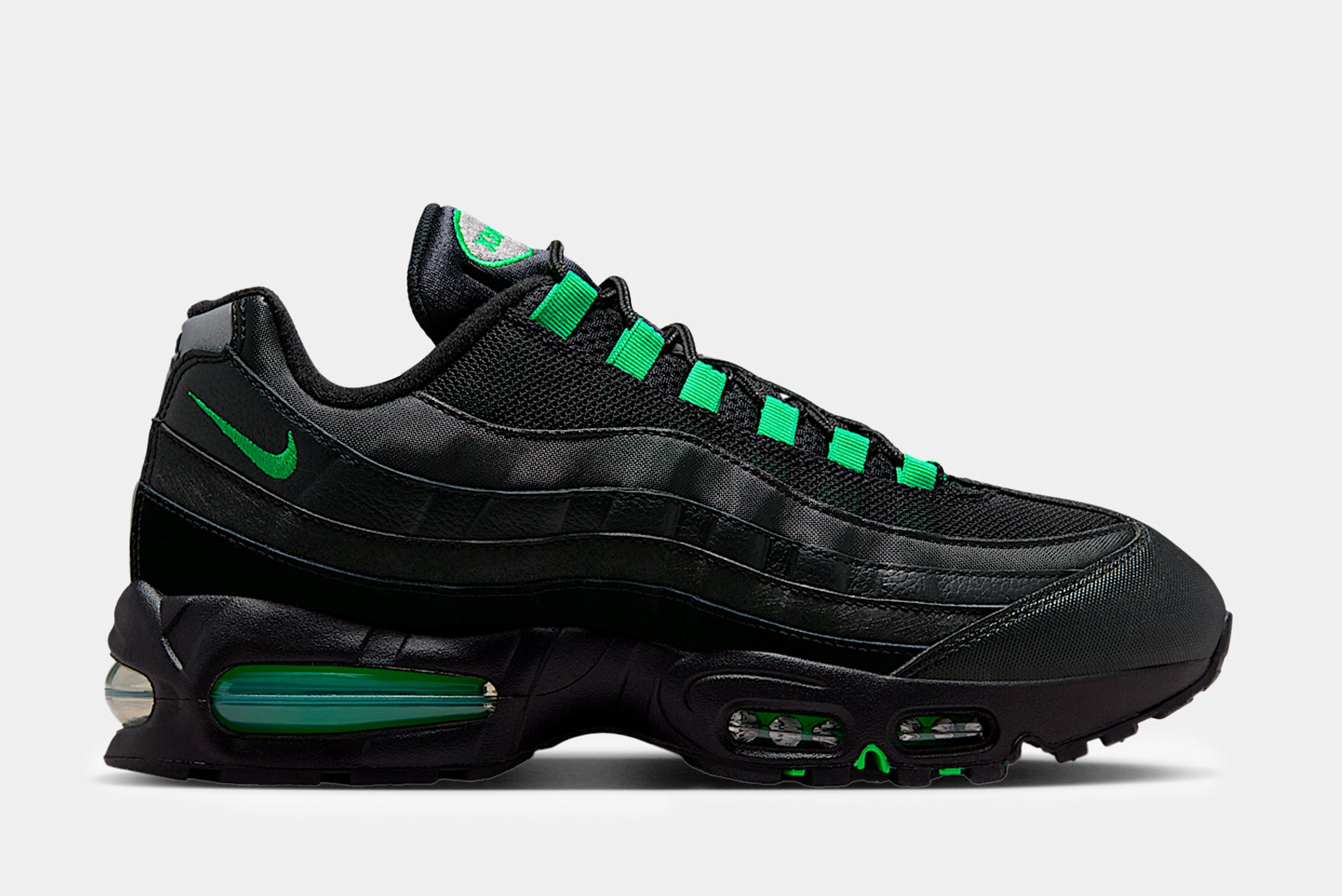 Nike Air Max 95 OG Black Green Shock Mens Lifestyle Shoes Black