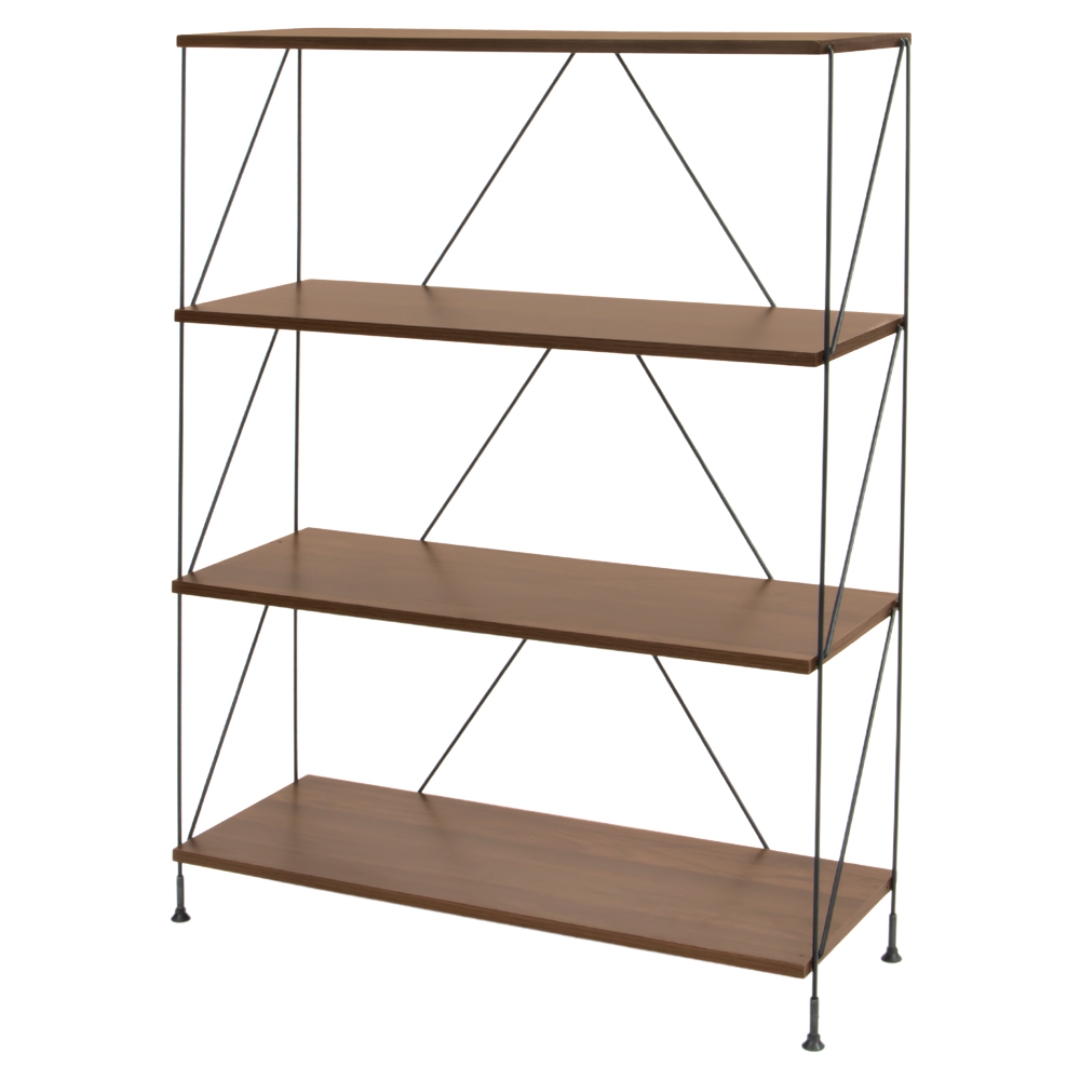 ワイヤーラック4段W80: インテリア・家具・収納