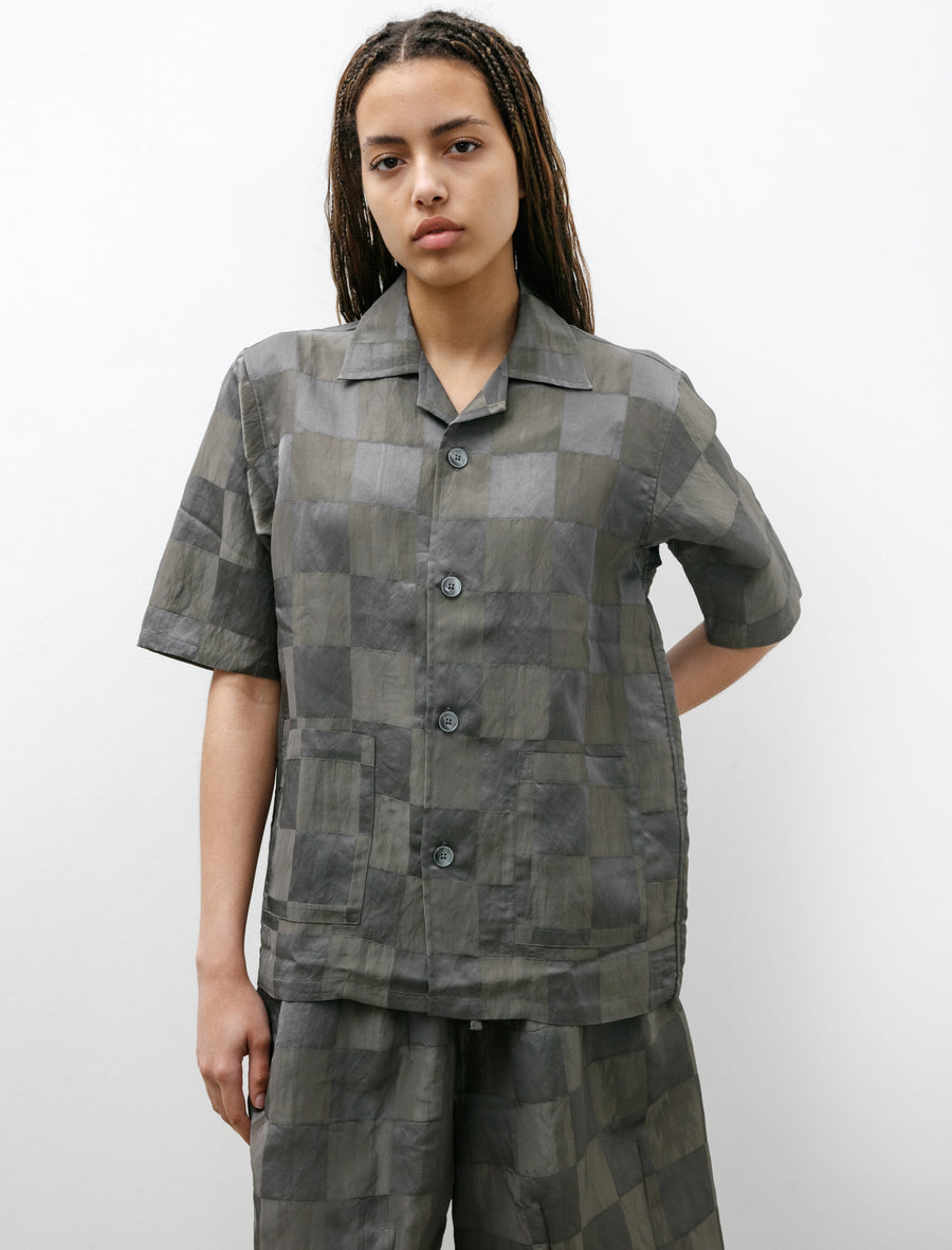 Needles Cabana Shirt Grey Checker – Neighbour