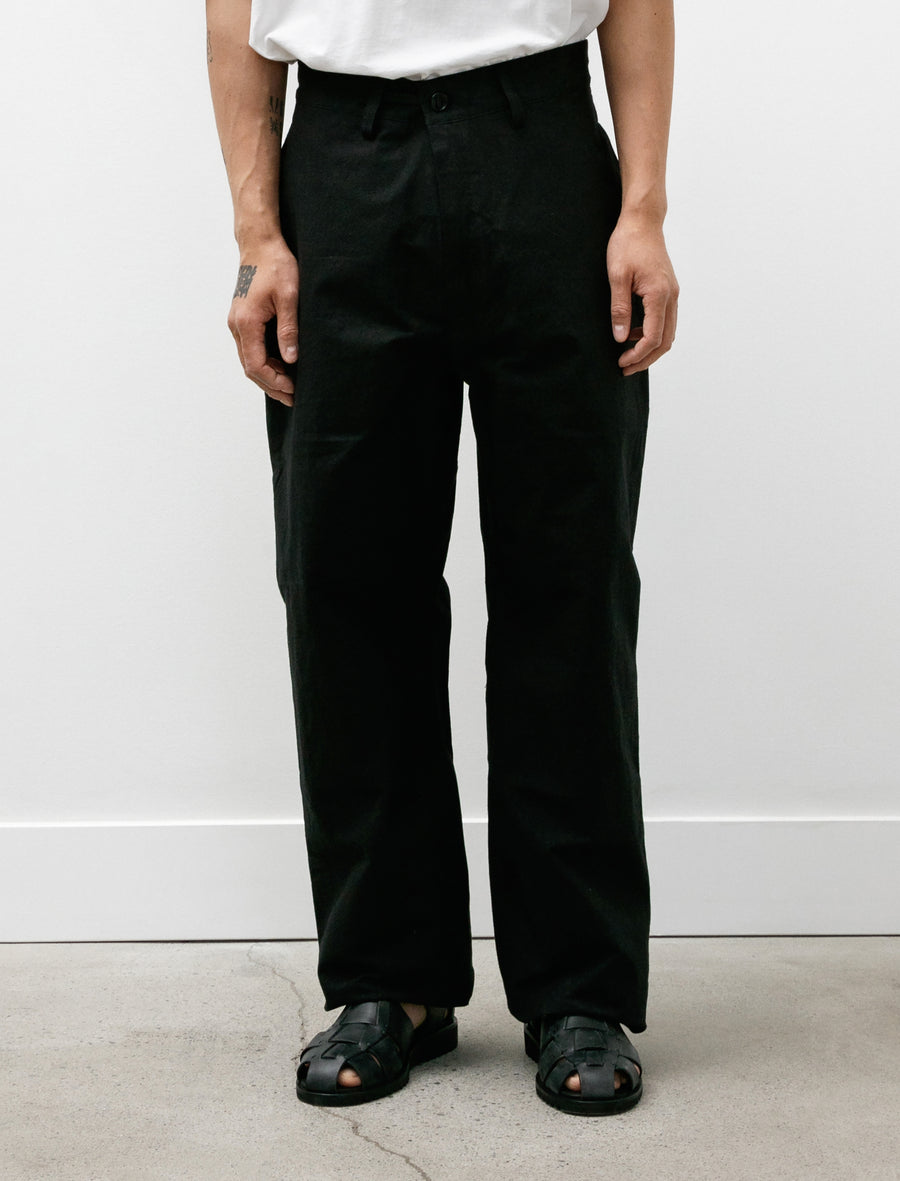 MAN-TLE R0 Pants-4 Wide Pants Black Wax – Neighbour