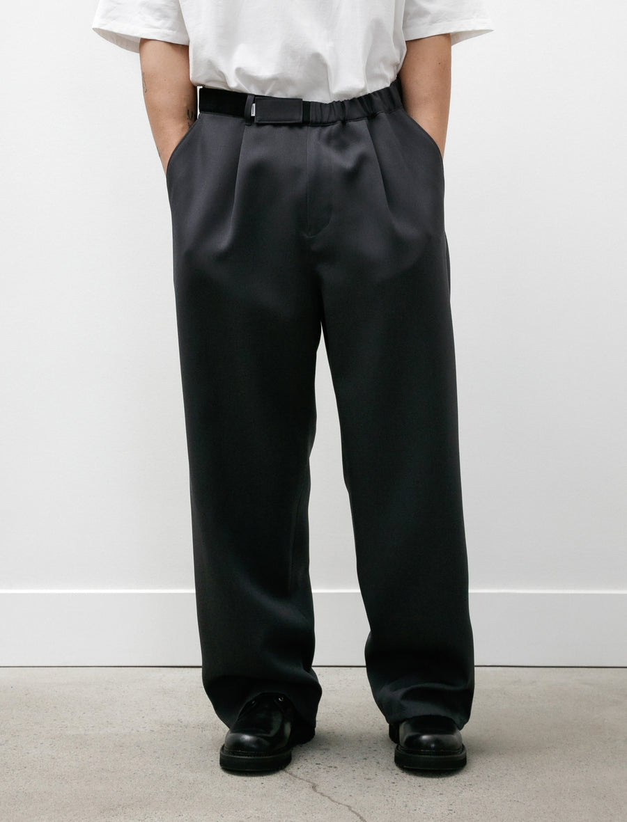 Graphpaper Scale Off Wool Wide Chef Pants Charcoal Grey – Neighbour