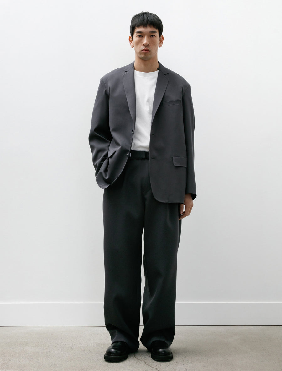 Graphpaper Scale Off Wool Wide Chef Pants Charcoal Grey – Neighbour