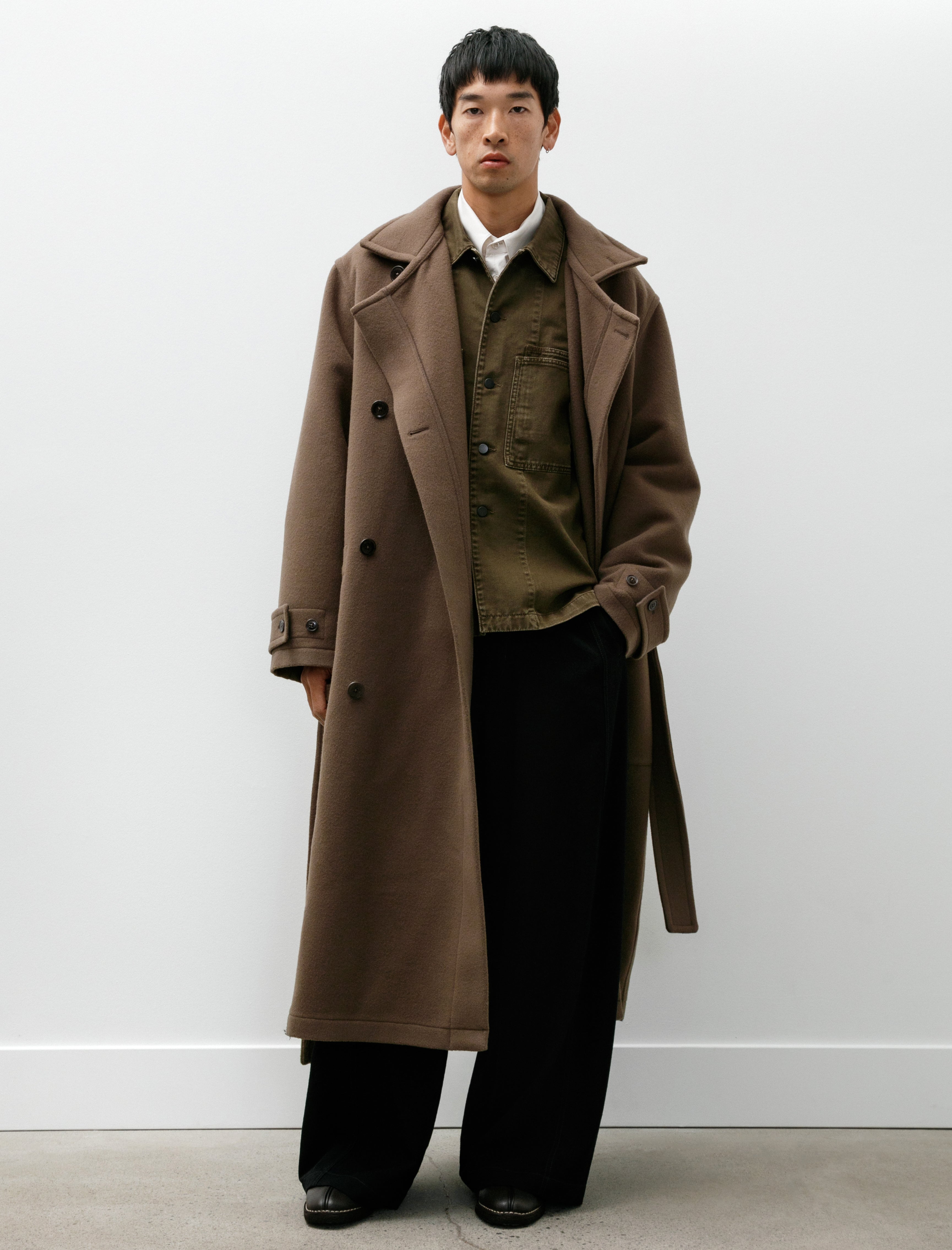 Lemaire Wrap Coat Dark Squirrel – Neighbour