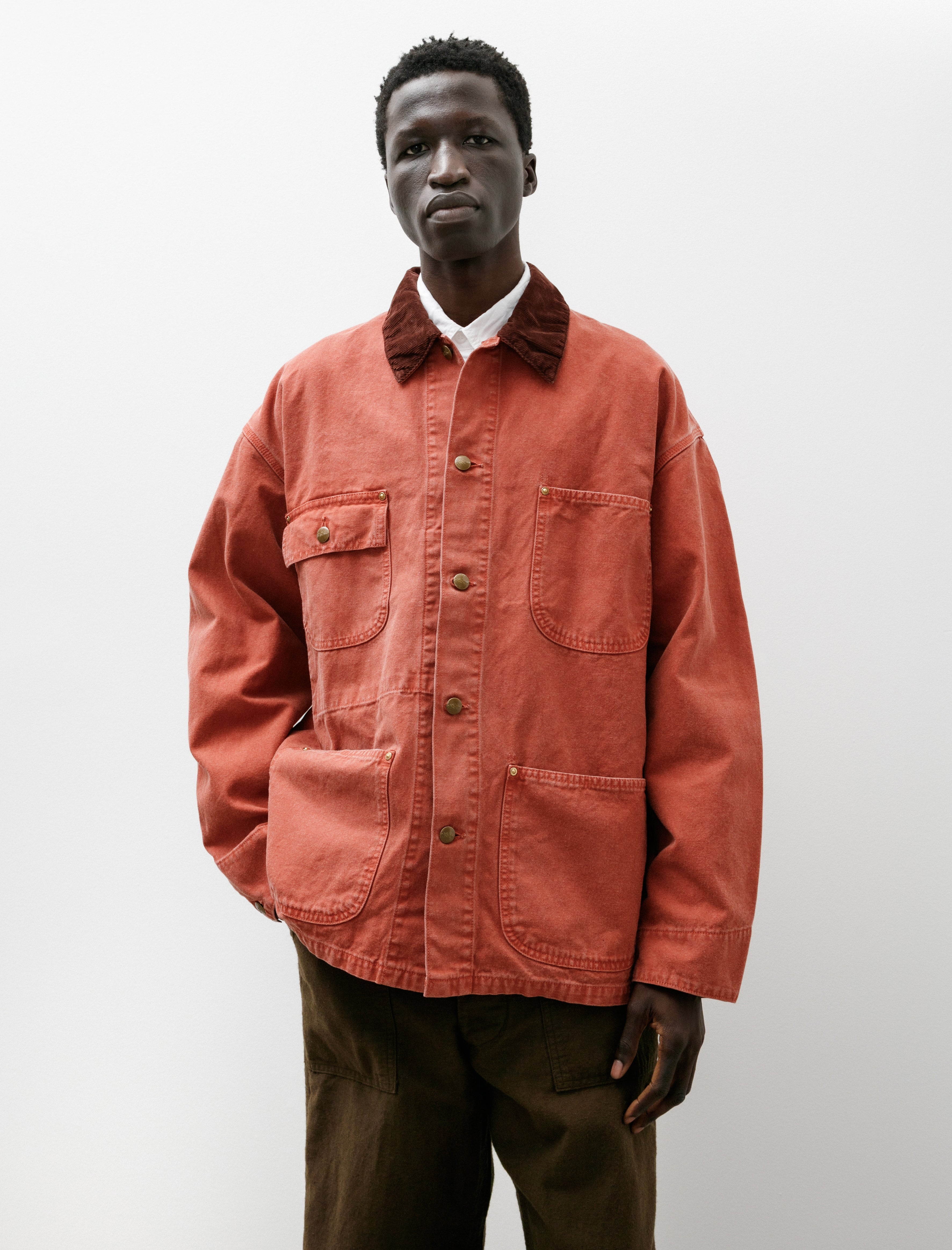 orSlow Relax Fit Oxford Coverall Red – Neighbour