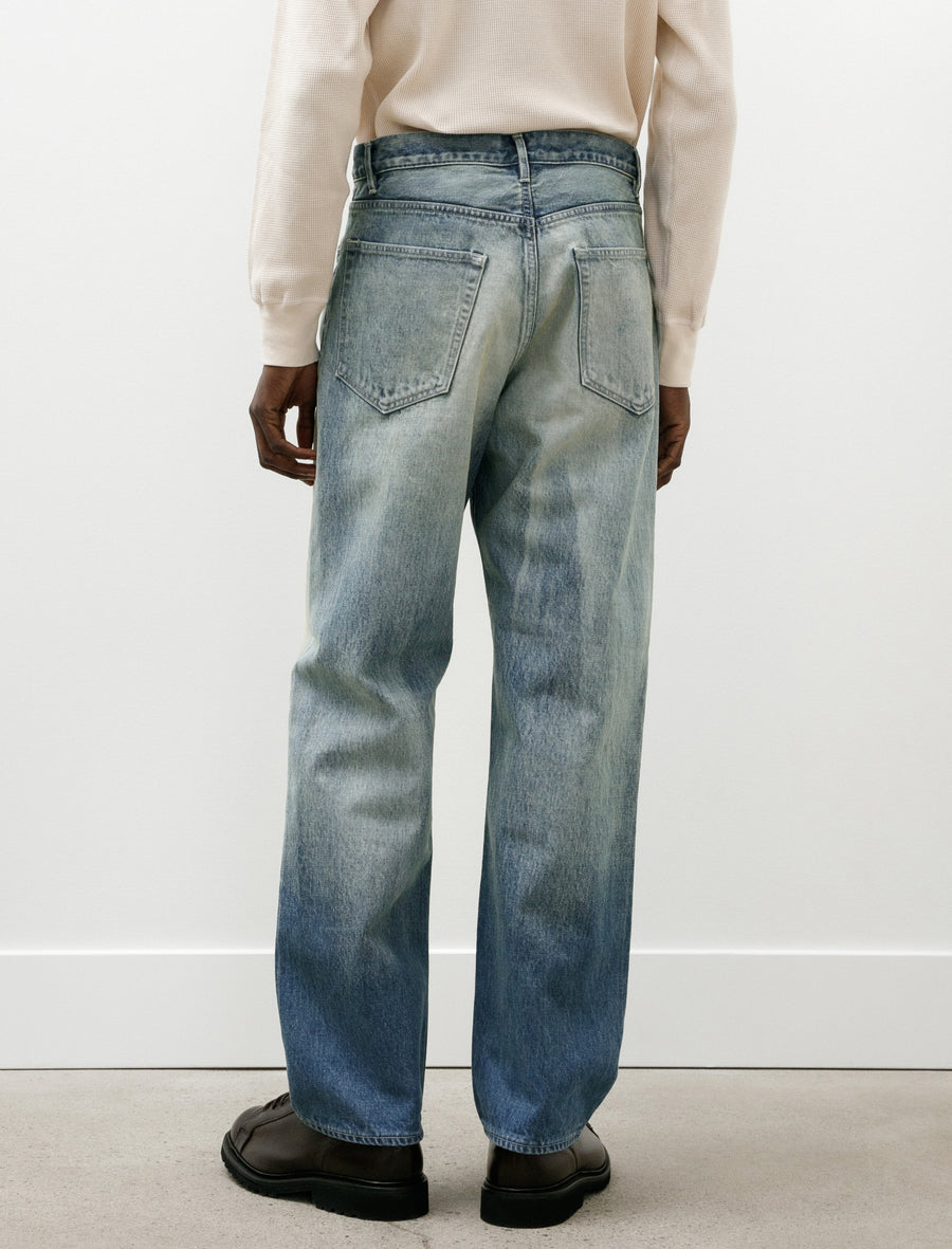 Auralee Selvedge Faded Heavy Denim Wide Pants – Neighbour
