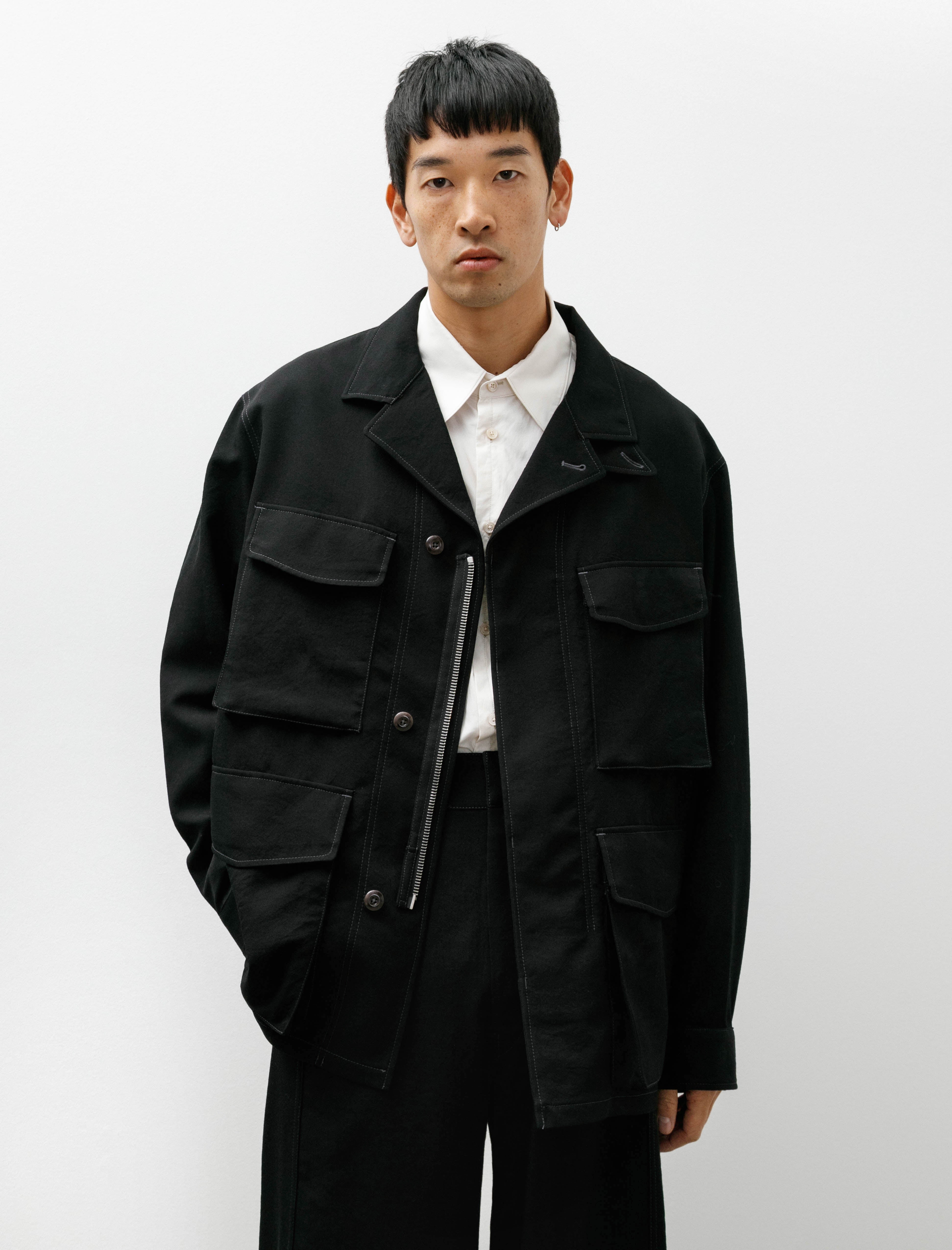 Lemaire Soft Field Jacket Black – Neighbour