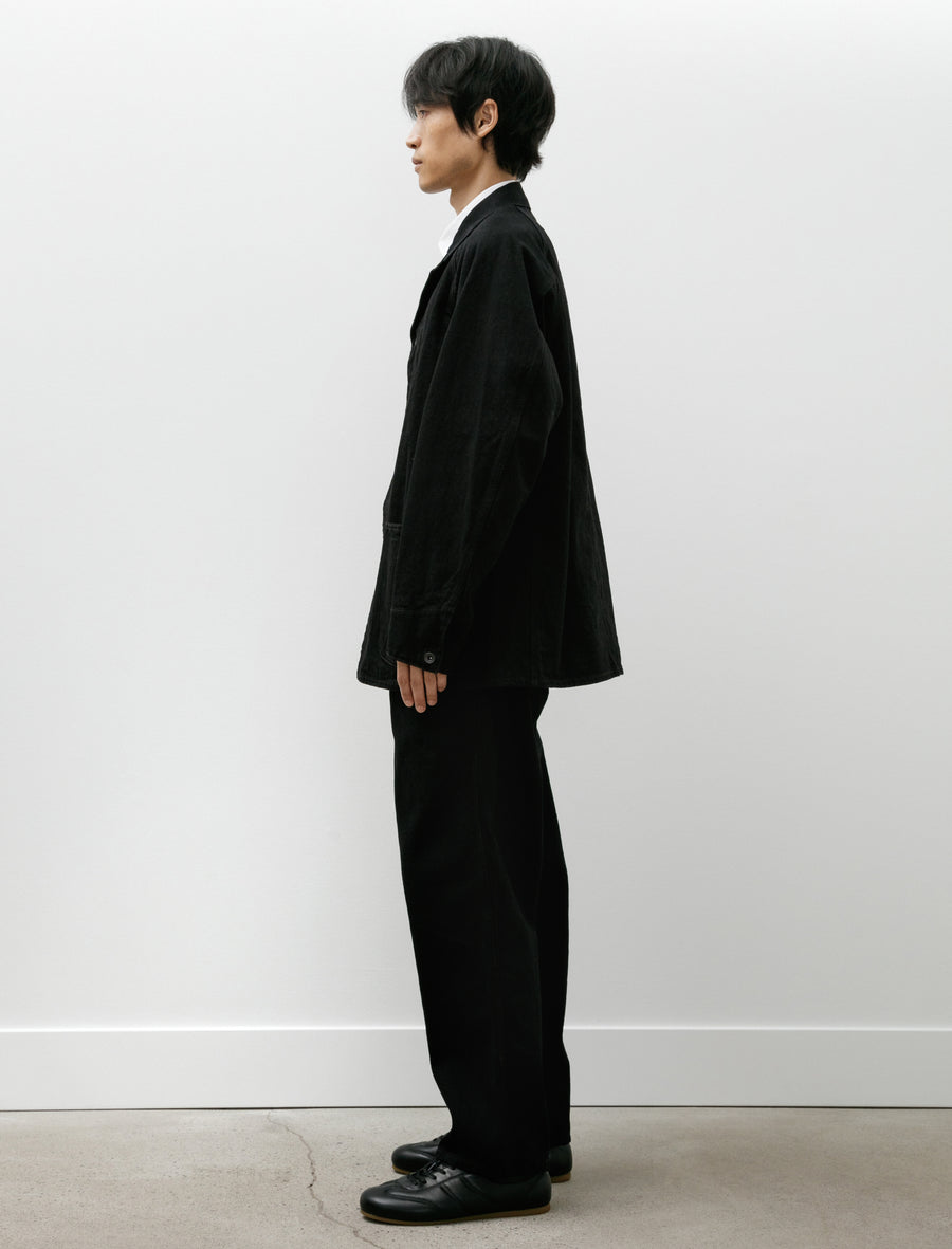 Comoli Black Denim Belted Pants – Neighbour