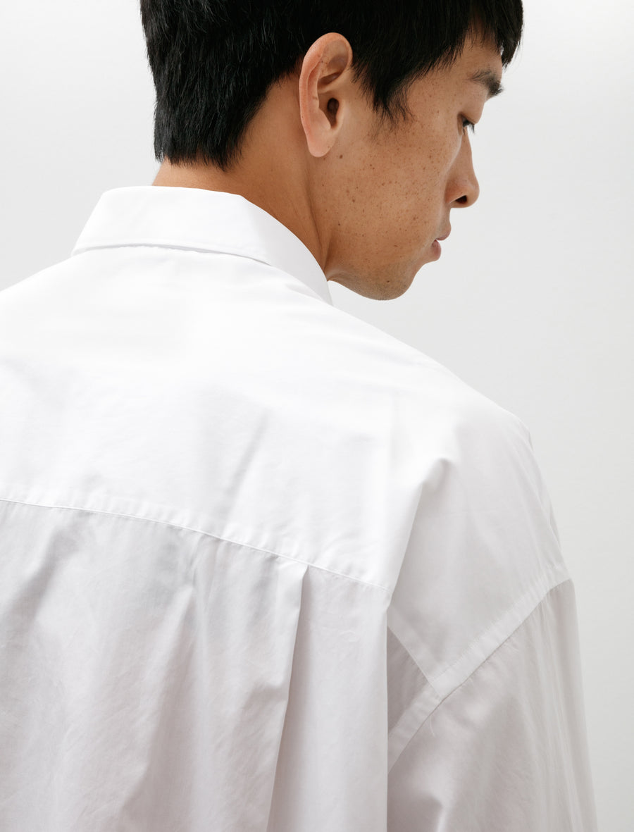 Graphpaper Broad L/S Oversized Regular Collar Shirt White – Neighbour