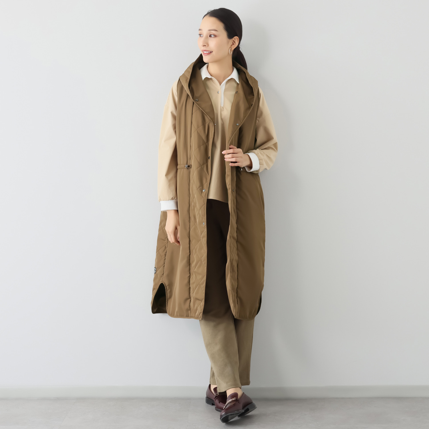 シーン キルトロングベスト- ショップチャンネル