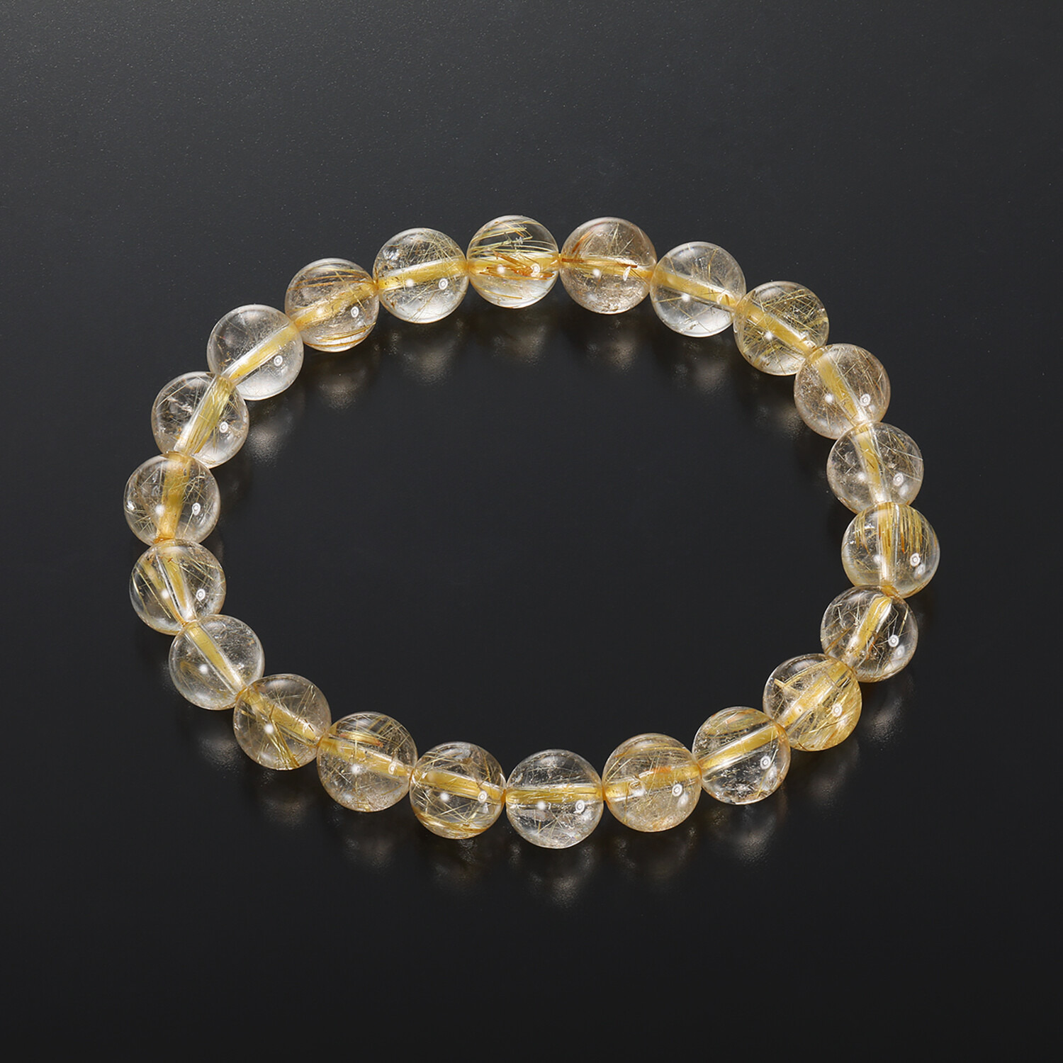 幸石堂 福禄寿の天然石 ゴールデンルチルクォーツ プレミアム