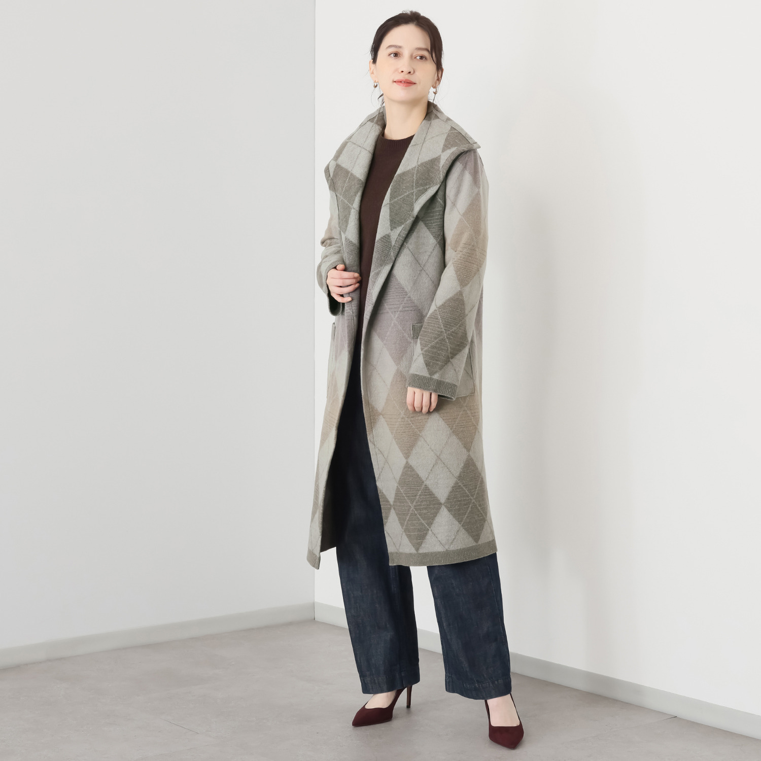 イイネス ウール 圧縮コート- ショップチャンネル