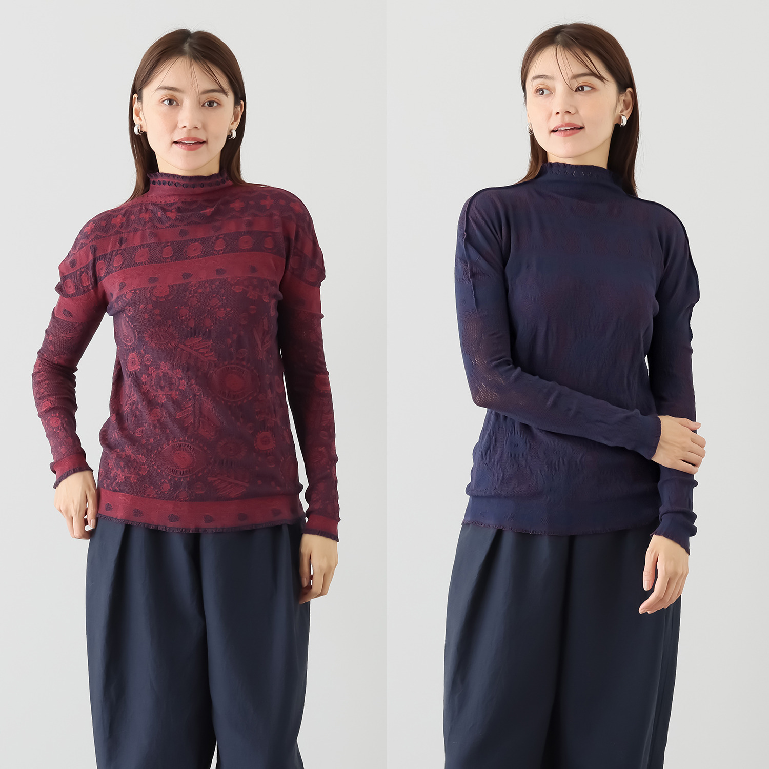 エム アンド キョウコ ラッセルレース リバーシブル プルオーバー